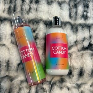 Cotton Candy Body Mist and Lotion Set